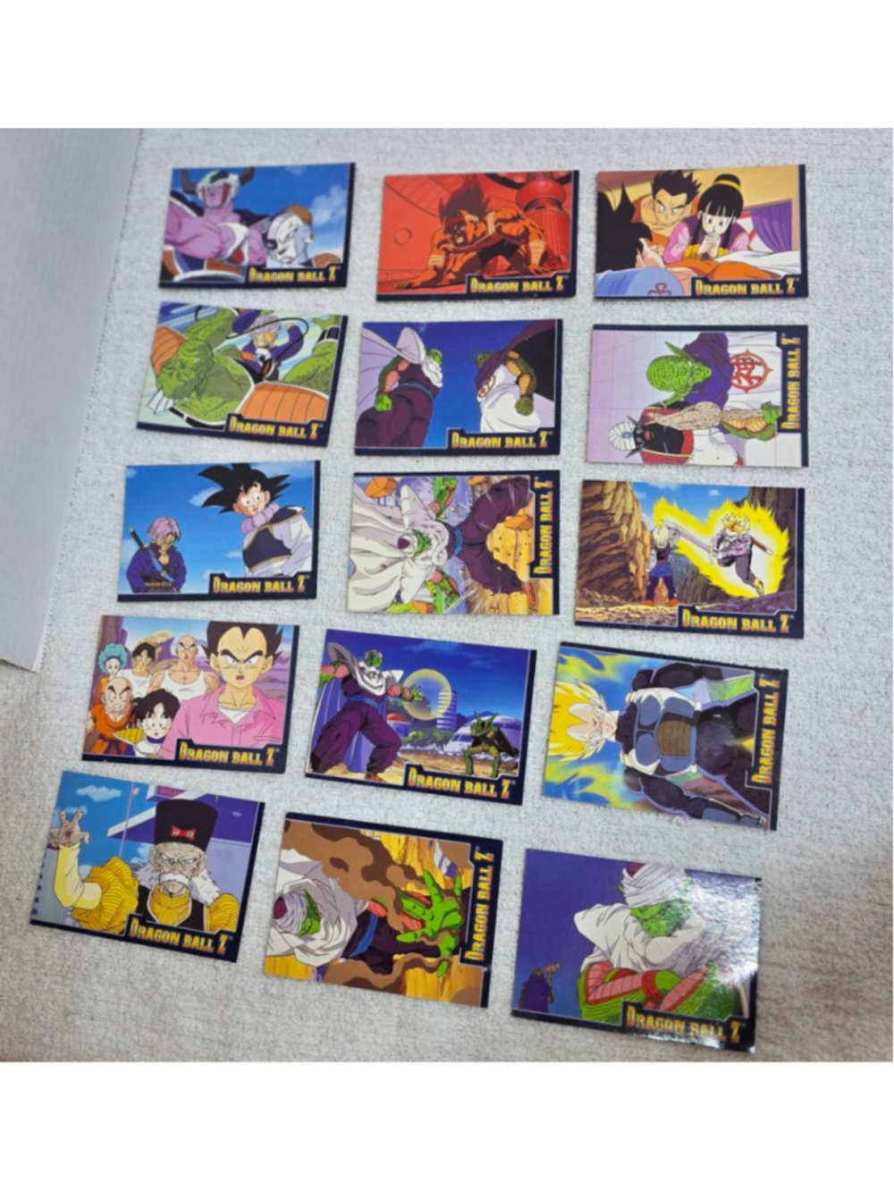 Dragon ball z trading Cards 15 pcs